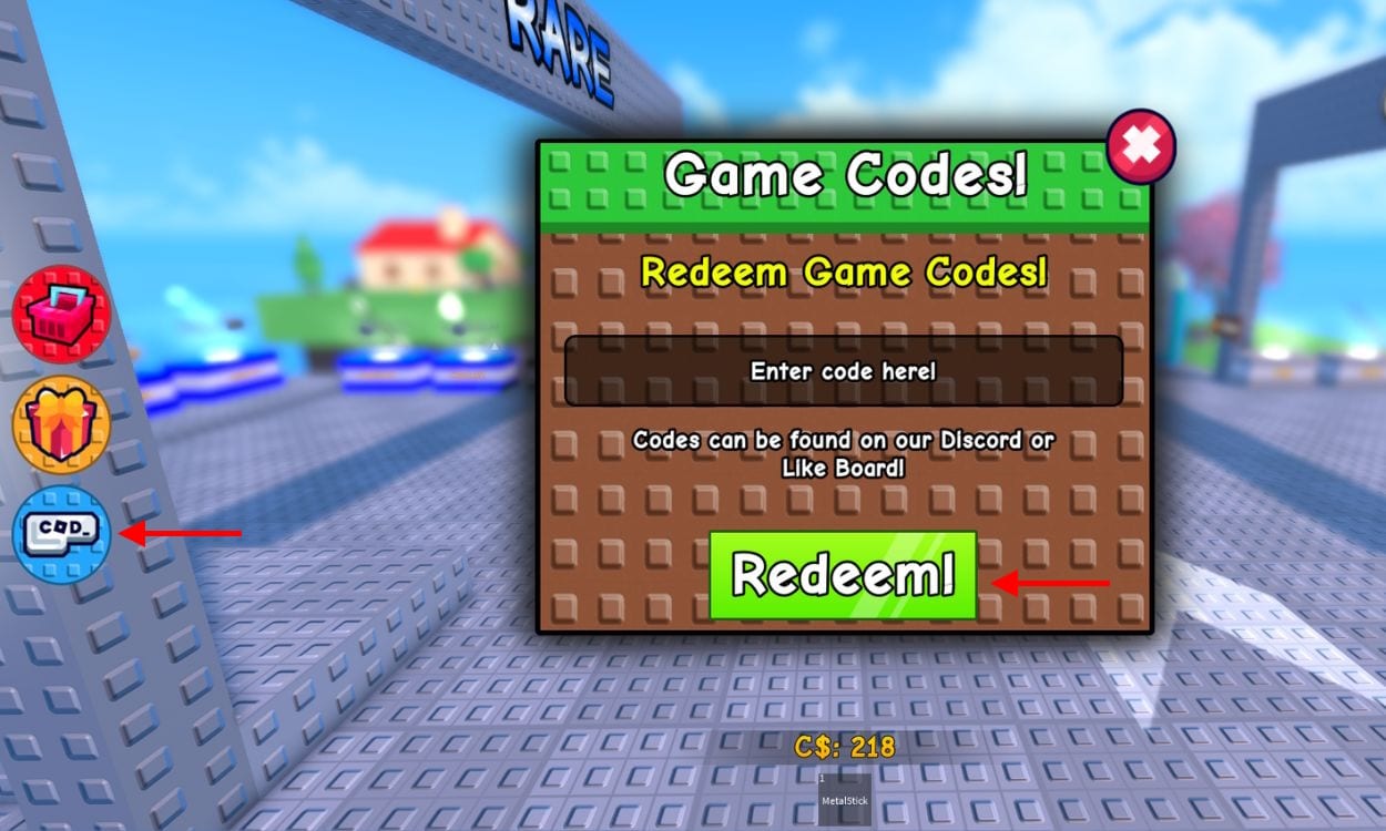 How to Redeem Codes